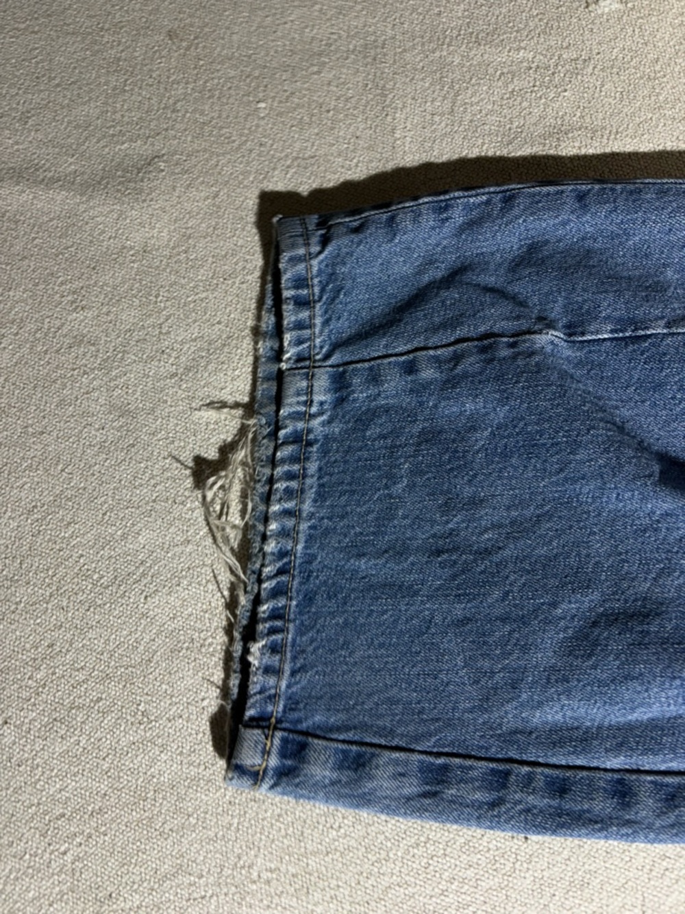 Zara Blue Wide Leg Flare Jeans - Picture 7 of 8